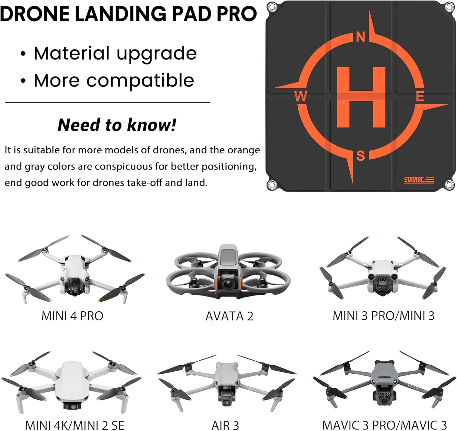 STARTRC Drone Landing Pad, Uni - Dji Drone Mini 3 评论和价格